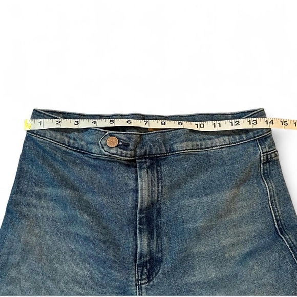 Mother Denim jeans Tab Roller skimp wide leg high waist bell A blue 29 - Picture 3 of 8
